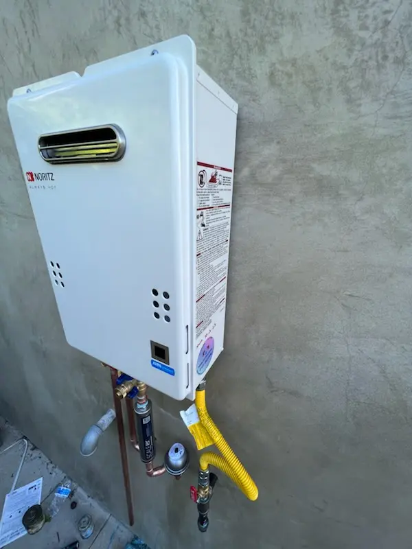 Tankless water heater installation for Northwest Estates homes